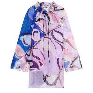 Brand new beautiful blouse lavander and silver